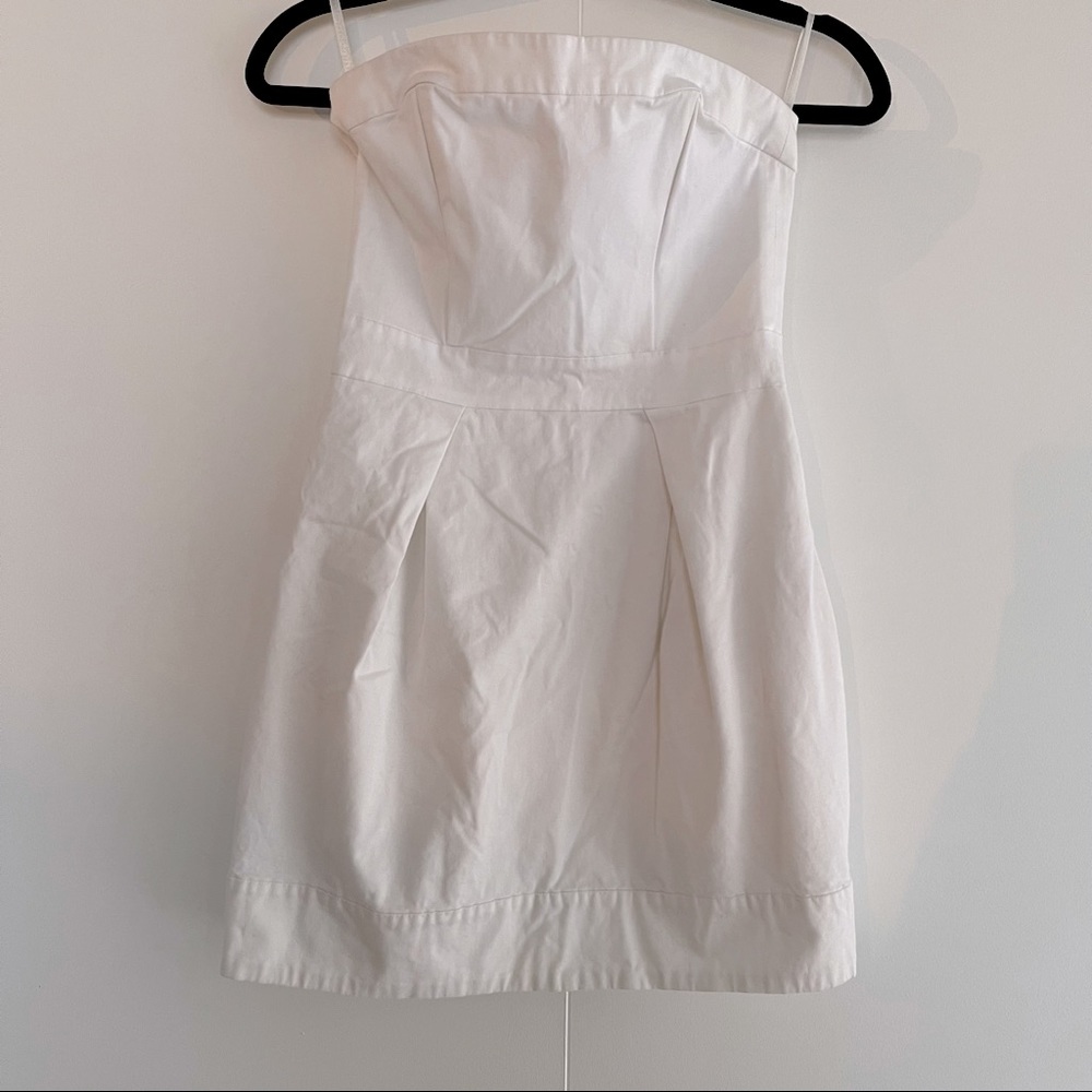 FRENCH CONNECTION | WHITE TUBE TOP DRESS